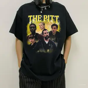 "The Pitt" Bootleg Shirt | Customize, The Pitt Tv Show, Noah Wyle Fan Shirt, 90's Style Shirt, Dr. Robbie, Ultimate Fan Shirt, Gift for men and women unisex t-shirt PZ1