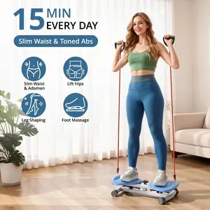 Sturdy Waist Twisting Plate with 330lbs Load, Quiet Home Fitness Accessory, Builds Strong Core & Waist, Suitable Core Trainer for Men and Women