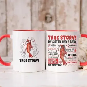 Poor Shrimp Mug, Funny Meme, True Story, Movie Quotes Coffee Cup
