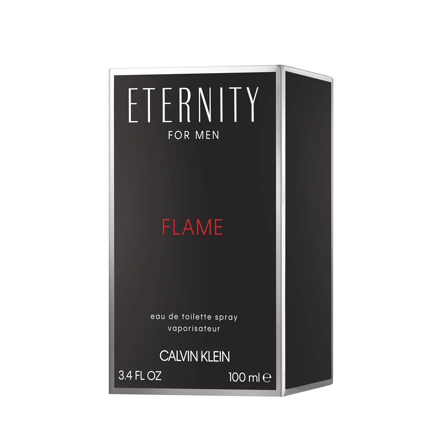 Eternity Flame Eau De Toilette for Men 3.4fl oz Edt For Men Aromatic Amber Spicy