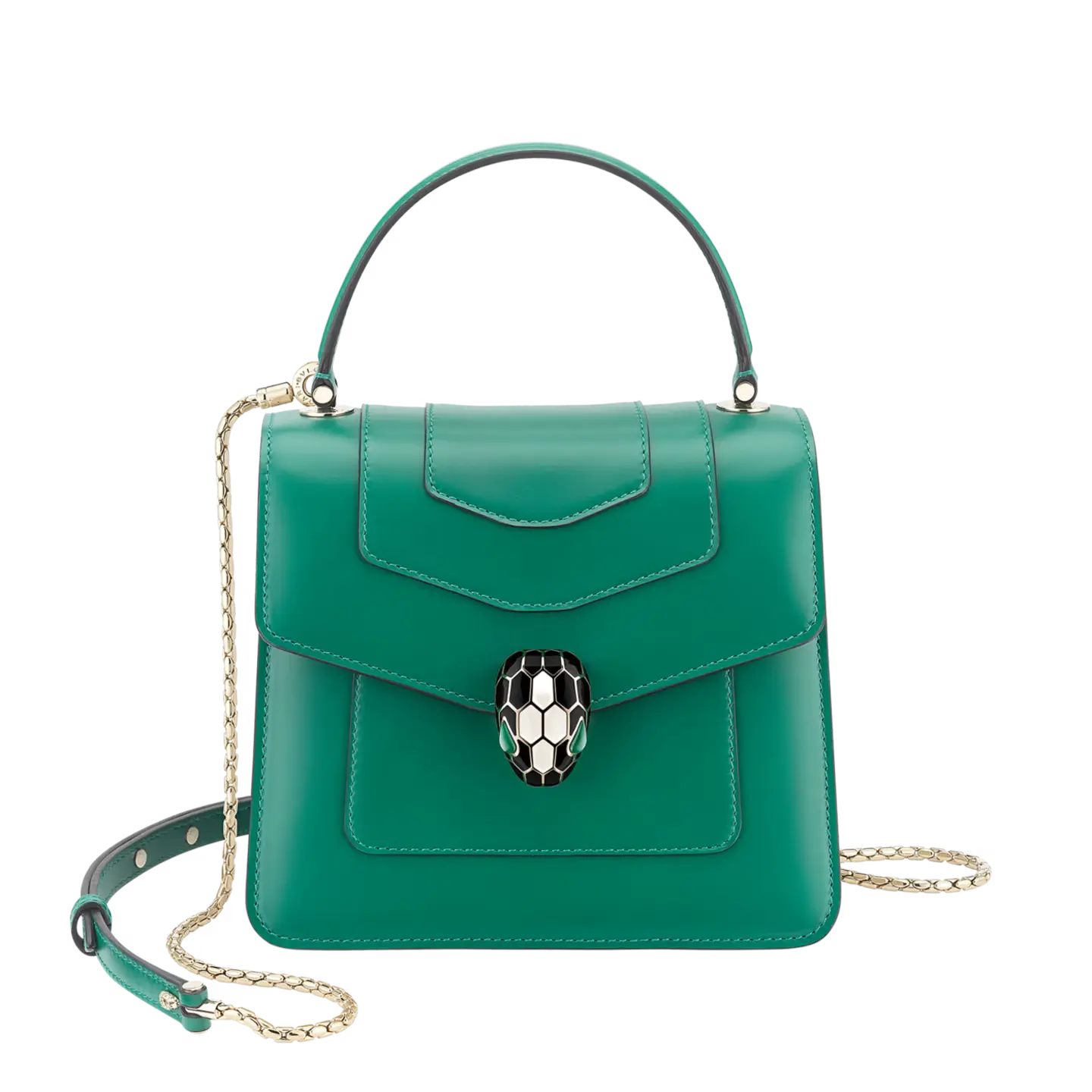 Pre-owned Bvlgari Leather Crossbody Bags Serpenti Forever Top Handle Bag JZ00191 Yongzhen