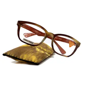 Coral, (Premium) Reading Glasses, High End Readers +1.25 to +3. Magnifying Glasses (Brown) Rectangular style. Optical Frame. NY Fifth Avenue Unisex Lightweight