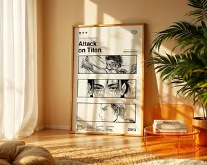 Poster: AOT Anime Manga Art Print Wall Art