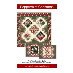 Peppermint Christmas Runner Pattern