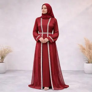 Two pieces Abaya with inner Two pieces Abaya with inner