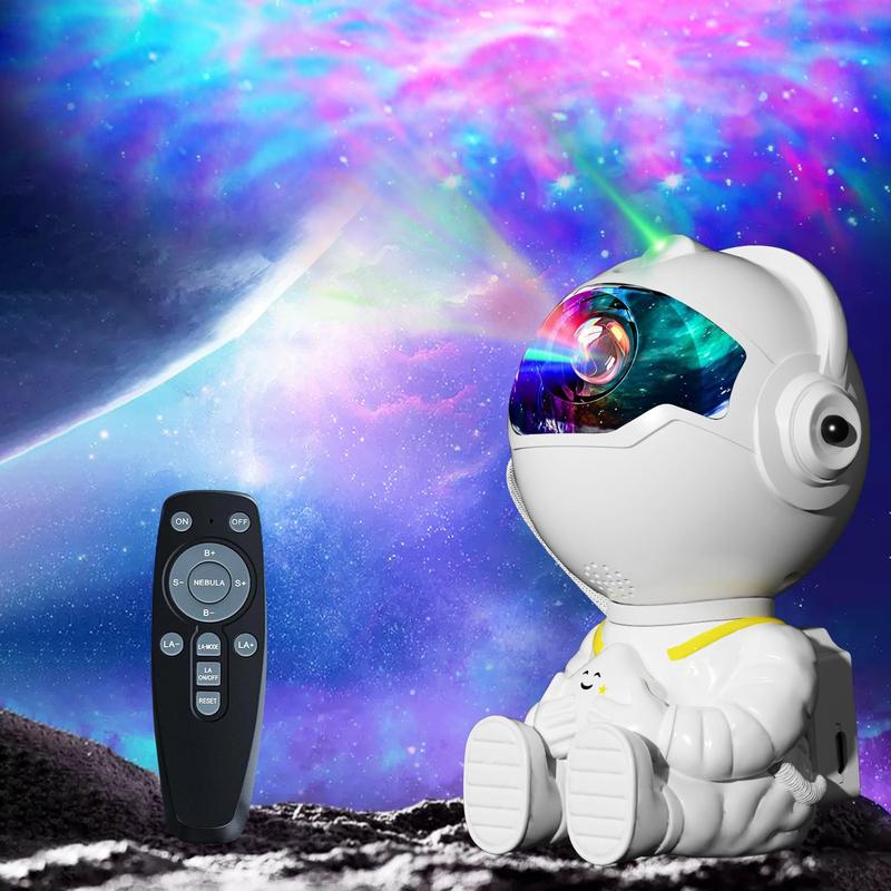 Rossetta Astronaut Galaxy Projector, LED Night Light for Kids with Timer and Remote, Home Decor, Gifts for Adults,Teens, Birthday Party