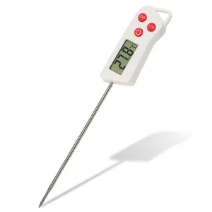 Vivicreate Meat Food Instant Read BBQ Garden Kitchen Outdoor Camping Cooking Grill Thermometer Utensils Foldable Thick Steak