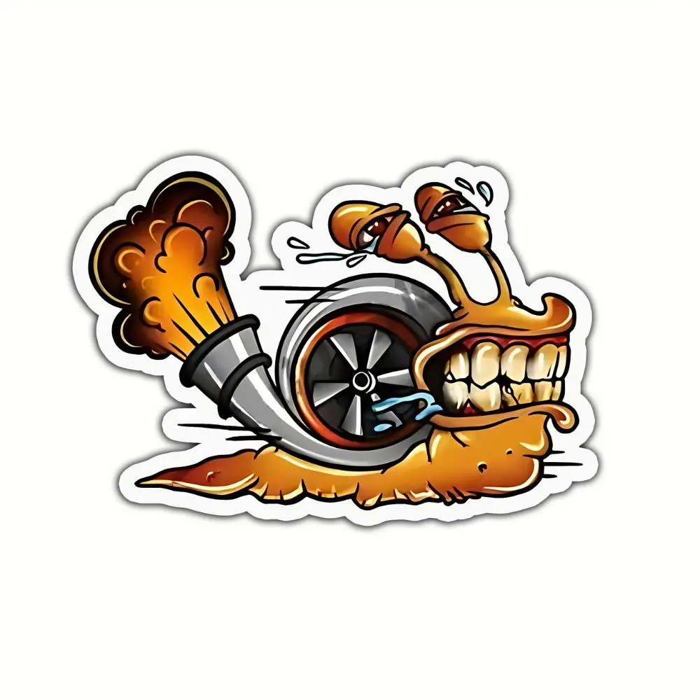 Car Turbo Design Car Sticker, Creative Car Exterior Decorative Sticker, Car Exterior Decoration Accessories for Car & Motorcycle