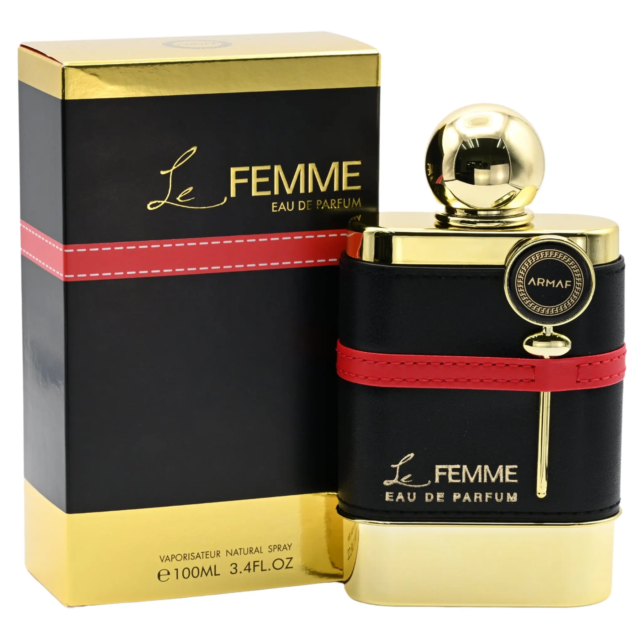 Armaf Le Femme Eau de Parfum for Women, 3.4 fl oz, Fruity Floral Scent with Notes of Bergamot, Plum, Jasmine, and Vanilla Musk, Patchouli