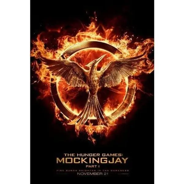THE HUNGER GAMES: MOCKINGJAY PART 1 - 27"x40" D/S Original Movie Poster One Sheet 2014 Jennifer Lawrence