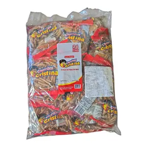 Cristina Churritos Mexicanos  Natural or Chili  Snack 24 pieces of 2.8-oz each bag (80g)