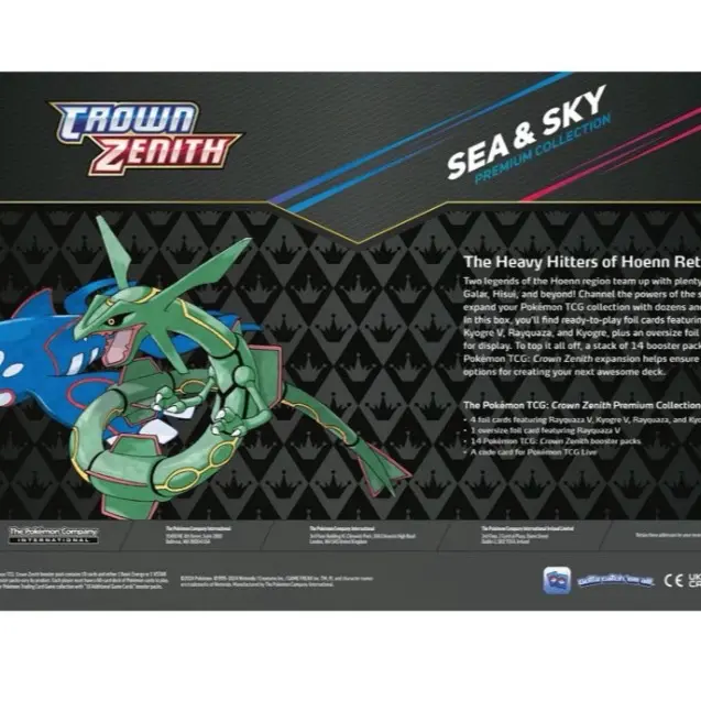 crown zenith booster box sea and sky Crown Zenith Sea & Sky Collection Box Evolve Card Shop