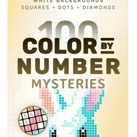 Adult Coloring Book - 100 Brand-New Hidden Pictures White-Background Edition, 209 Pages with 3 Grid Textures (Squares, Diamonds, Dots), 8.5x0.48x11 Inches Pixelcolorist Quest Relaxation Activity Book