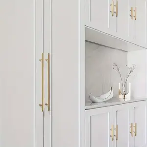 20/30pcs Matte Silver Stainless Steel Cabinet Handles, Kitchen Drawer Pulls, Door Hardware, 3.7 Inch Hole Center, 5.35 Inch Length, with Screws