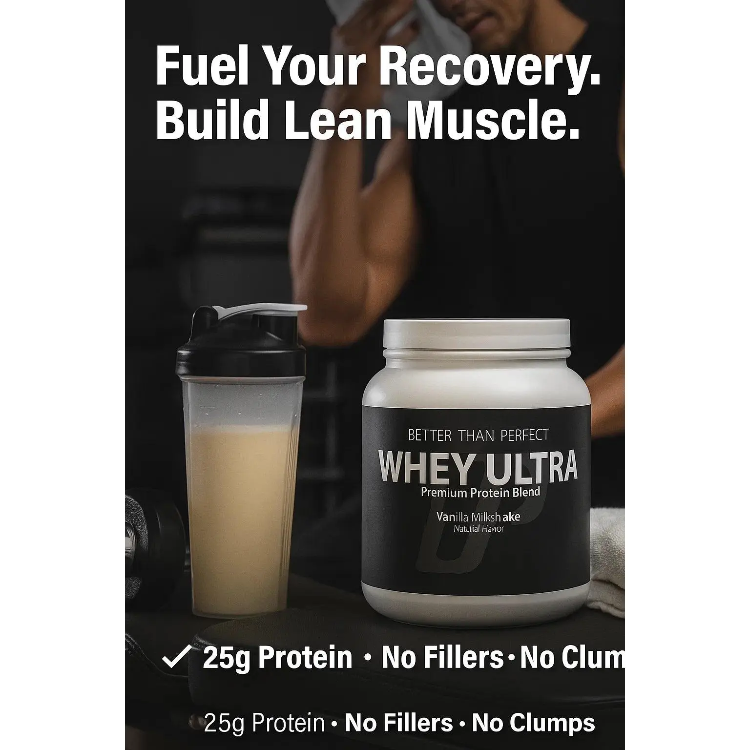 WHEY ULTRA Vanilla Milkshake Natural Flavor