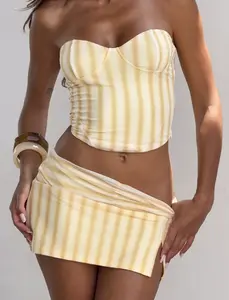 HAVANA CORSET - YELLOW STRIPE