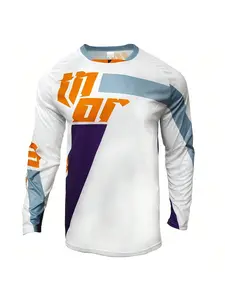 2026 New Arrival Long Sleeve T-Shirt Motorcycle Riding Jersey Quick-Dry Mountain Bike Long Sleeve T-Shirt Downhill Riding Jersey MTB Riding Jersey Camo Breathable Sports Jersey Men's Fitness