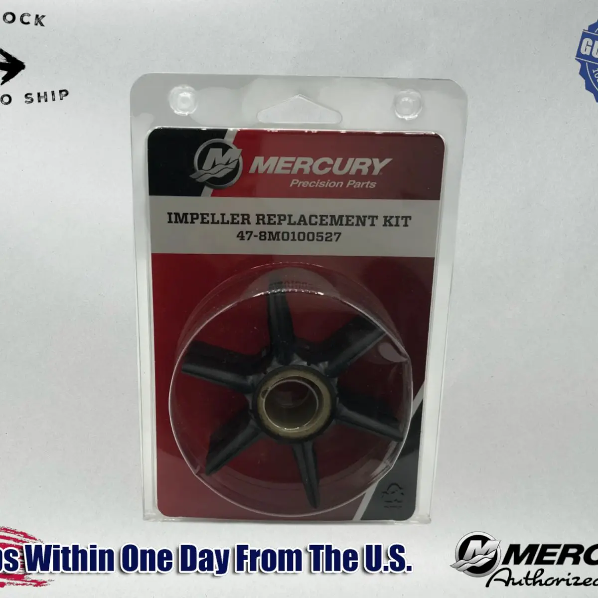 Mercury OEM Mercruiser Water Pump Impeller Repair Kit 47-43026K06-8M0100527