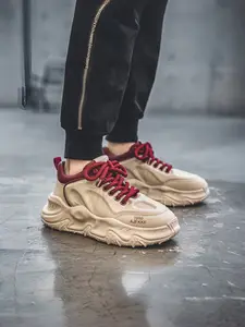 Men's Platform Dad Shoes | Fashion White Sneakers for Men | Thick Sole Casual Athletic Shoes Sports Shoes