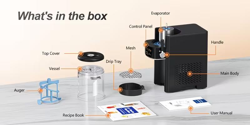 [New Arrival] Slushie Machine & Ice Cream Maker, No Ice Needed 40oz Frozen Drink Maker with 6 Preset Programs, Countertop Slushie Maker for Frozen Margaritas, Milkshakes, Frappé, Ice Cream, Juice & Summer Party Drinks