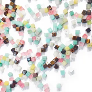 L1537]Crystal Sorbet Cubes DIY tools set DIY Beads charms