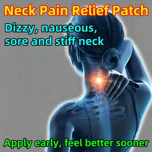 Genuine cervical disc black paste patch for shoulder and neck pain, stiff neck, dizziness, numbness in hands—cervical disc degeneration/compression of nerves