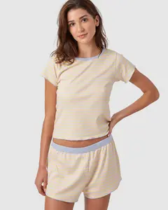 Baby Jean Tee In Rainbow Dream