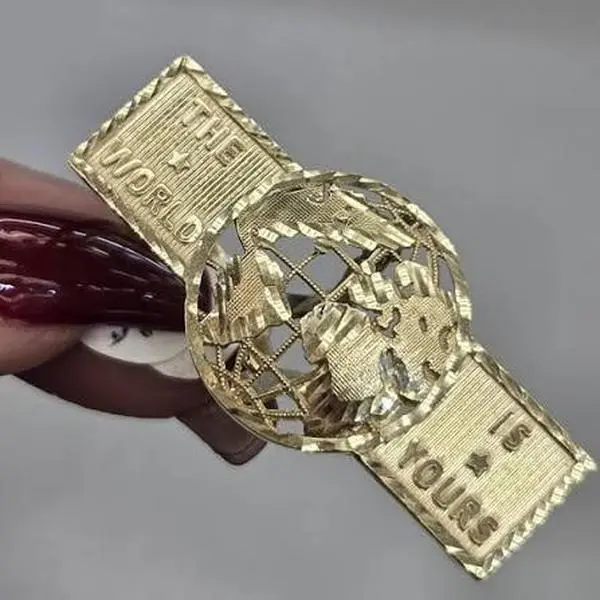 10k yellow Gold The World Is Yours 10k yellow Gold The World Is Yours