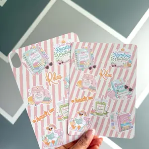 On Beach Time E-Reader Insert - book lover