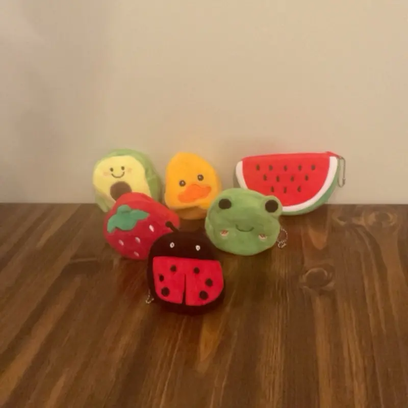 Women's Soft Plush Coin Purse - Portable Mini Pouch, Bags for Everyday, Chic Casual Holder for Loose Change & Keys, Coin Holder/Purse