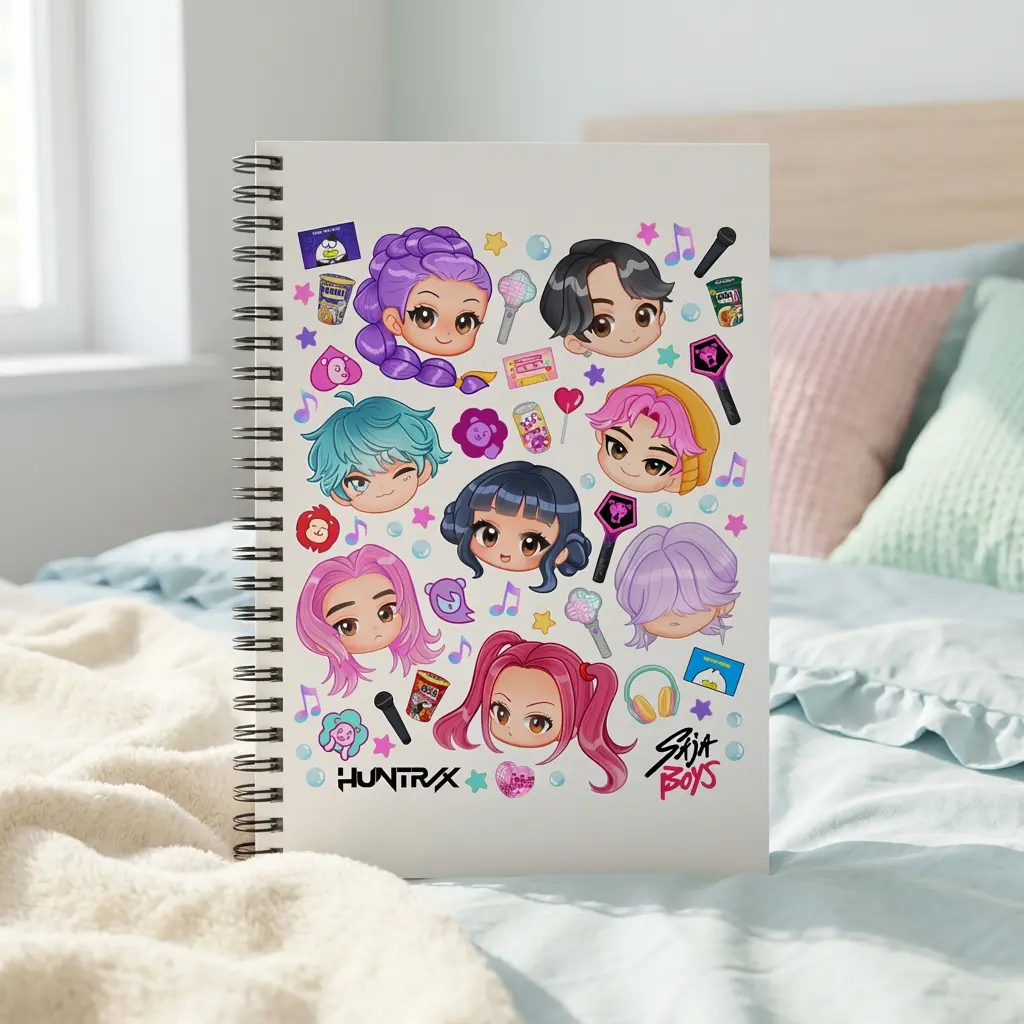 K-POP Demon Hunters Spiral Notebook | Ruled Journal