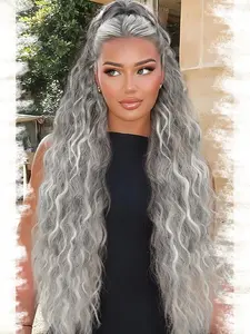 30 Inch Curly Ponytail Extension Wig, Synthetic Extensions, Synthetic Hair Wigs, Claw Clip, Natural Look, High Elasticity, Heat Resistant, Daily Use, Lazy Essential, Wavy Synthetic Hairpiece