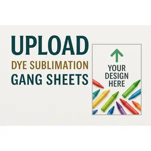 Upload Your Design – Custom Sublimation Gang Sheet Printing | Mirror-Flipped | Ready to Press