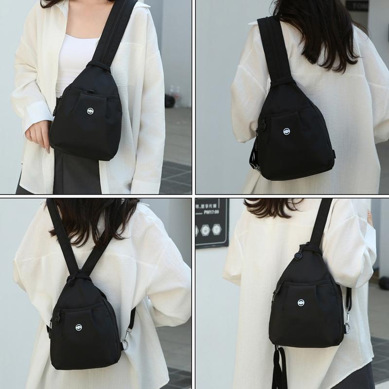 Convertible Backpack Crossbody Bag Large Capacity Oxford Cloth Commuting and Travel Backpack