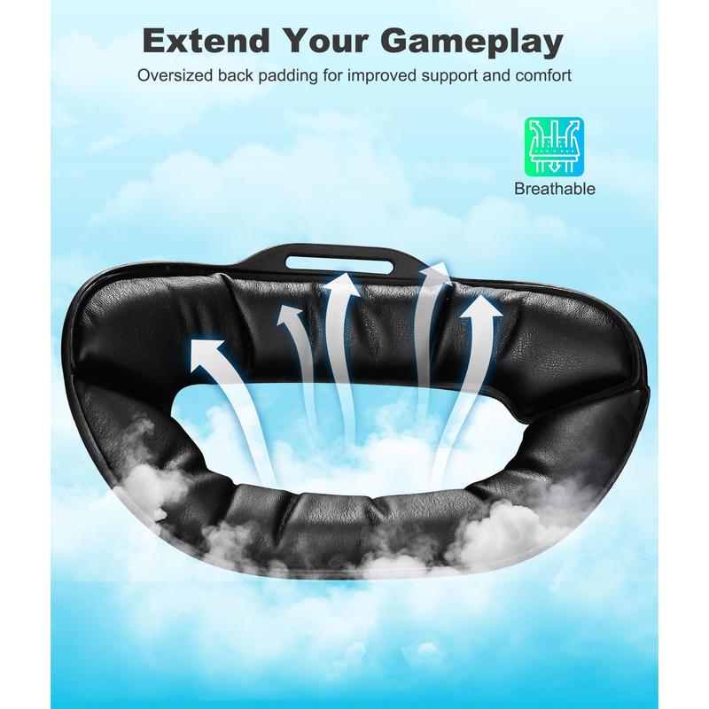 ESYWEN VR Headset Enhanced Headband for Quest 2/3/3S VR Host Retractable & Adjustable Strap for Comfort and Support