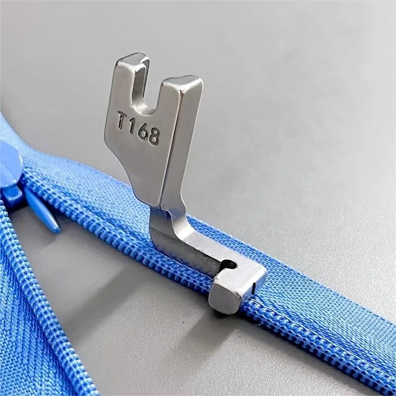 168 Computerized Single-Side Sewing Presser Foot, New Practical Invisible Zipper Design, Durable Metal Structure, Suitable for Precision Applications