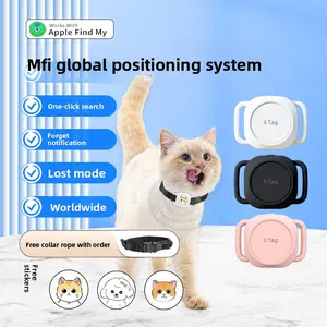 Anti-lost device for cats and dogs, tracking and positioning collar, Bluetooth GPS smart tracker gadget