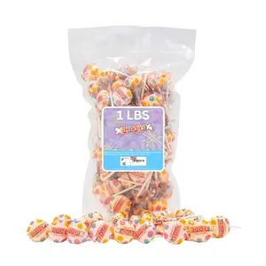 Smarties Double Lollies - Gluten Free, Peanut Free, Fat Free Assorted Fruity Flavors Lollipops - Low Calorie Perfect for Birthdays, Parties - Made by US Candy Company Since 1949-1 Pound, 55 Count