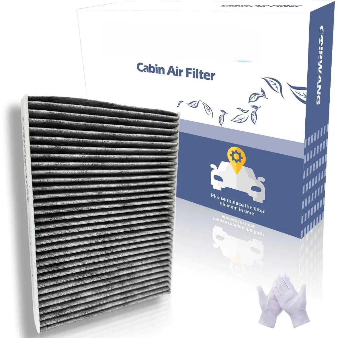 CF11670 Cabin Air Filter with Activated Carbon Compatible with Ford EcoSport 2018-2022/Fiesta 2011-2019 - Replaces BE8Z-19N619-A