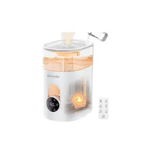 Honor Air 6L Silent Top-Mounted Humidifier, Smart Temperature Control, Remote Control, Colorful Lights, Humidity Sensor, Plant Diffuser