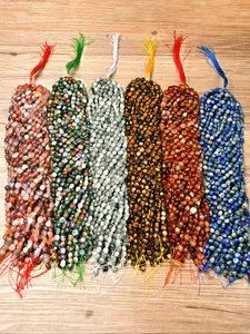 Natural Amethyst/Rose Quartz/Labradorite Beads, Irregular Shapes Gemstone Loose Beads, DIY Jewelry Making, Handmade Necklaces Bracelets Earrings, Threaded Beads, A string of beads 40cm