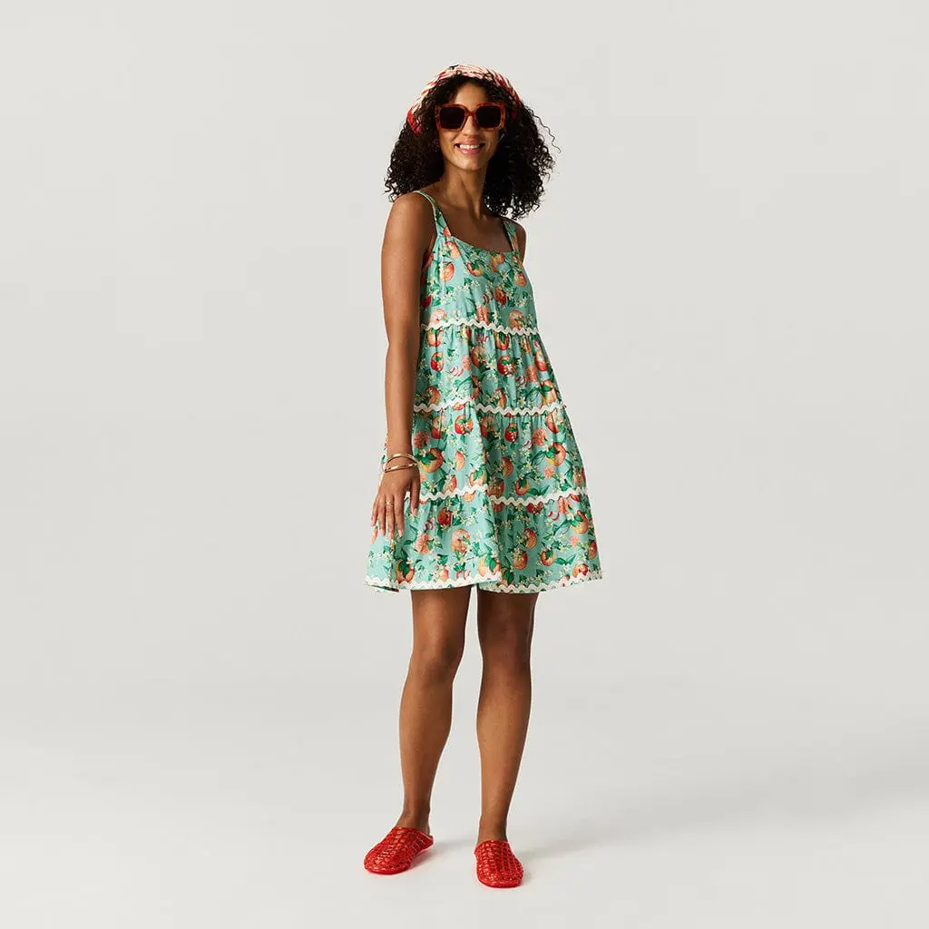 Bamboo Challis Dress - Arancia (Citrus)