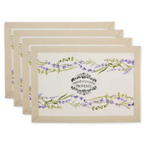 Design Imports Lavender Garland Printed Placemat Set of 4