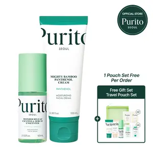 [Purito Official] BEST DUO For Glass Skin l Soothing Serum + Post-Acne Cream l Soothing Serum + Fungal Acne Safe Cream l Korean Skincare l Moisturizing Hydration