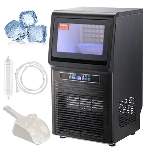 【fathersdaygift】VEVOR Commercial Ice Maker, 70lbs/24H, Ice Maker Machine, 36 Ice Cubes in 12-15 Minutes, Freestanding Cabinet Ice Maker with 12lbs Storage Capacity LED Digital Display, for Bar Home Office Restaurant