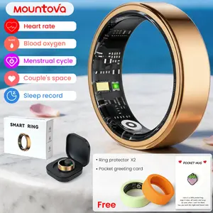 M3 Smart Ring-Monitor Sleep, Blood Oxygen & Temperature Anytime, 5ATM Waterproof Smart Ring for Daily Wellness,  health management