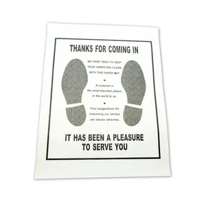 Paper Floor Mats
