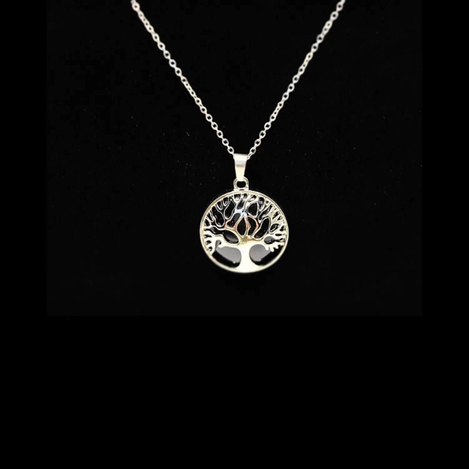 TREE OF LIFE BLACK OBSIDIAN