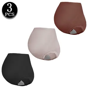 Maternity Underwear for Pregnant Women 3 & 5 Pack High-Waisted Abdominal Support Pregnancy Panties Breathable Lace Trim for Daily Wear & Postpartum Recovery