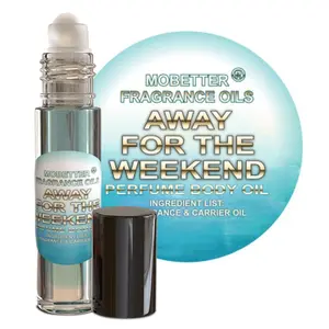 MOBETTER FRAGRANCE OILS Away for the Weekend Women perfume Body Oil, Long Lasting, Travel Size, Top notes are White Tea, Rhubarb and Fig Inspired by Away Weekend Woman Abercrombie